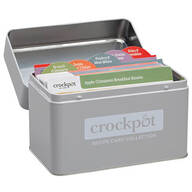 Crockpot Recipe Card Collection Tin