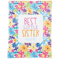 Personalized Best Little Sister Blanket