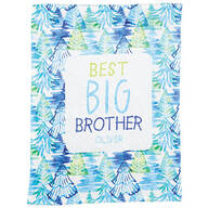 Personalized Best Big Brother Blanket