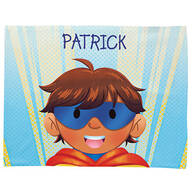 Personalized Superhero Boy Pillowcase